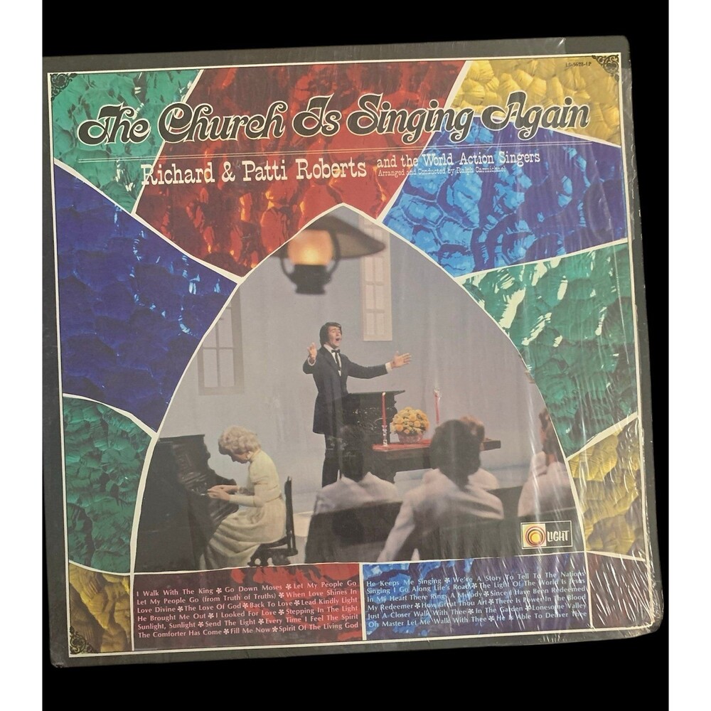 1974 vinyl album "The Church Is Singing Again" by Richard & Patti Roberts